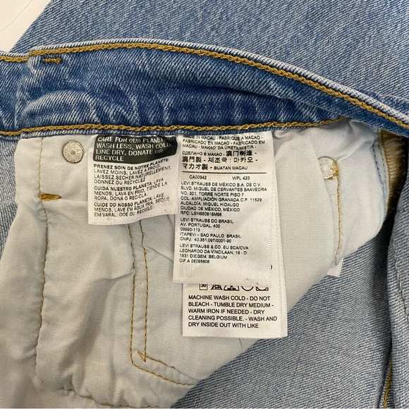 Levi's 501s Skinny Raw Hem Size 30 - Picture 7 of 11